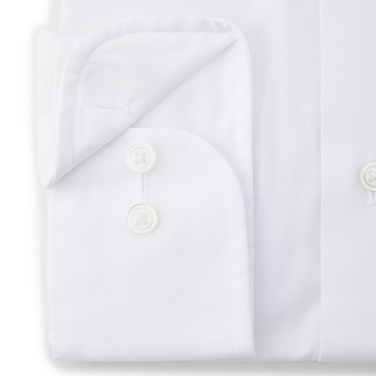 ＤＵＫＥ ＭＯＲＧＡ 【DUKEMORGAN】【形態安定】レギュラーカラーワイシャツ/ホワイト 白