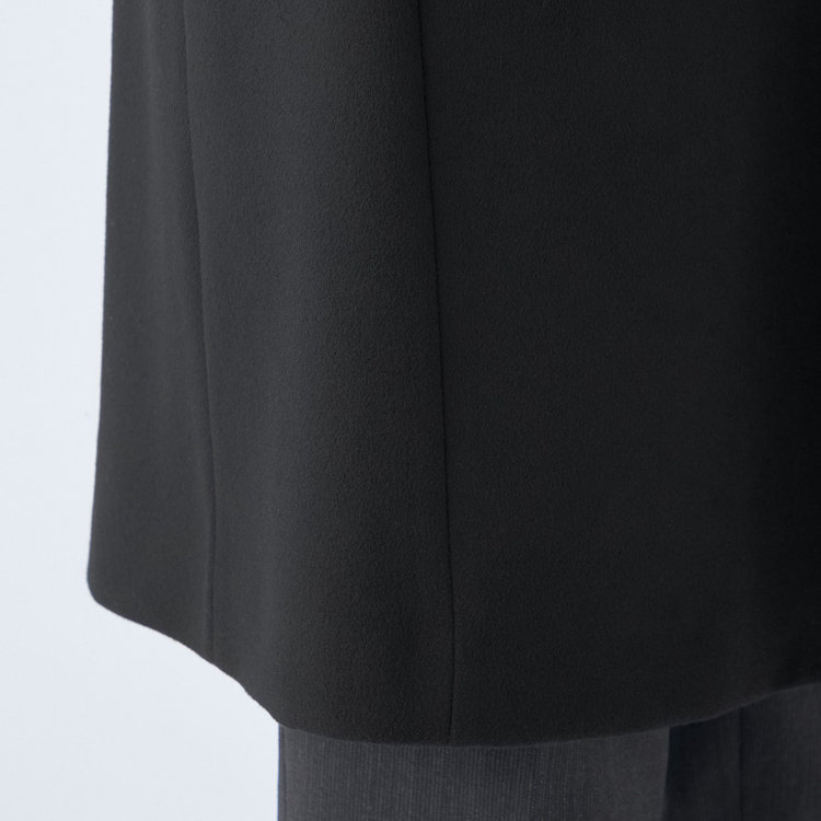 ソノタ（KONAKA用） 【THE 神 COAT】【Donato Vinci Italy UOMO】ウールチェスターコート/ブラック/NEW ZEALAND LIMITED WOOL 黒