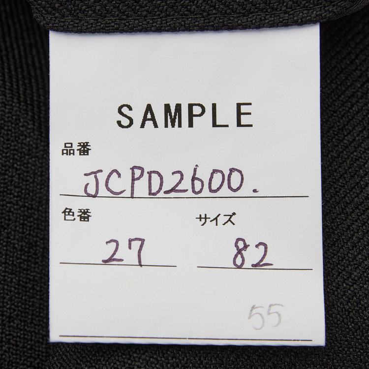 ＪＰコンフォート ネイビー 【JOHN PEARSE comfort navy】【秋冬】TUMUGITO 1タックパンツ セットアップ対応/ ブラック/ ウエストムーブ/ULTRA MOVE/ ウォッシャブル ※裾直し必要 黒