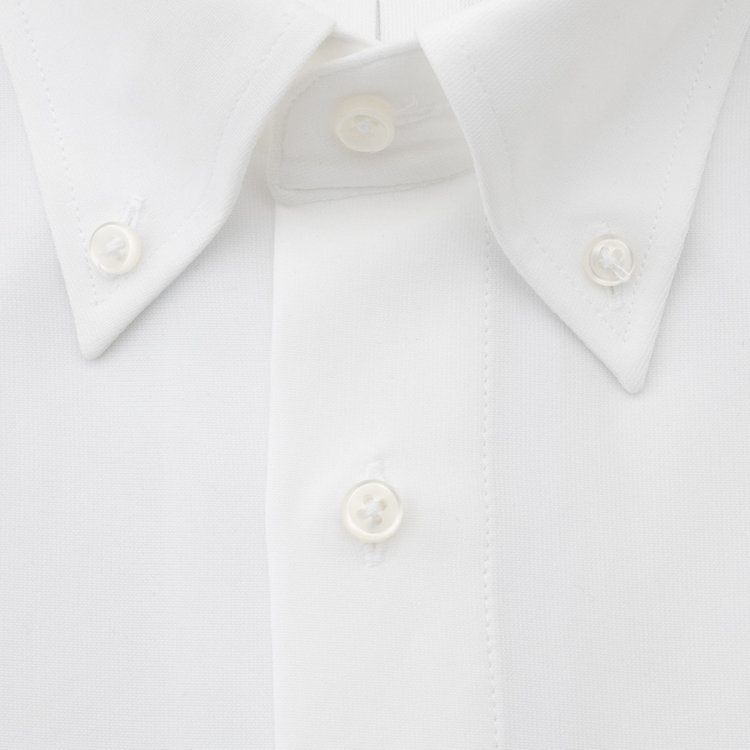 KONAKA　アウトレット 【WEB限定/OUTLET/汚れ・キズ等有】【JOHN PEARSE White】【形態安定】ボタンダウンドレスシャツ/ホワイト/ULTRA MOVE 白