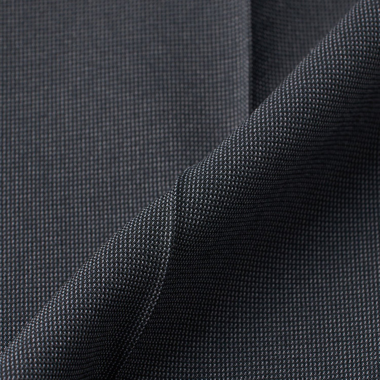 ハイスペックモーション 【HIGH SPEC MOTION】【通年】 ノータックパンツ スリム / ダークグレー×ピンドット / ウォッシャブル ※裾直し必要 グレー濃色