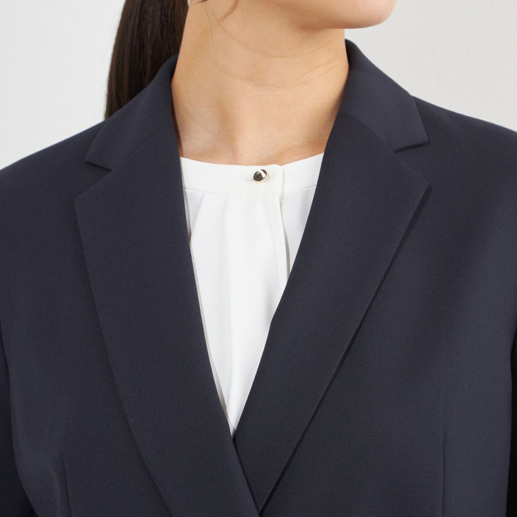 ナチュラル　ビューティー 【NATURAL BEAUTY】【年間】4釦1掛けダブルジャケット/ネイビー 紺中間