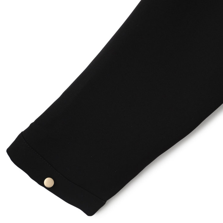 ＥＮＧＬＩＳＨ ＧＩＲＬ 【english girl by J.P./9分袖】ラウンドネックピンタックブラウス/ブラック 黒