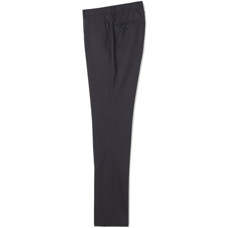 ＪＰセレクトライン 【JOHN PEARSE Black SELECT LINE】【春夏】2釦シングルスーツ/ネイビー×シャドーストライプ/SHOWER CLEAN/※裾上げ必要 紺中間