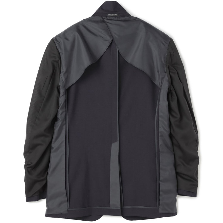 ＪＰセレクトライン 【JOHN PEARSE Black SELECT LINE】【春夏】2釦シングルスーツ/ネイビー×シャドーストライプ/SHOWER CLEAN/※裾上げ必要 紺中間