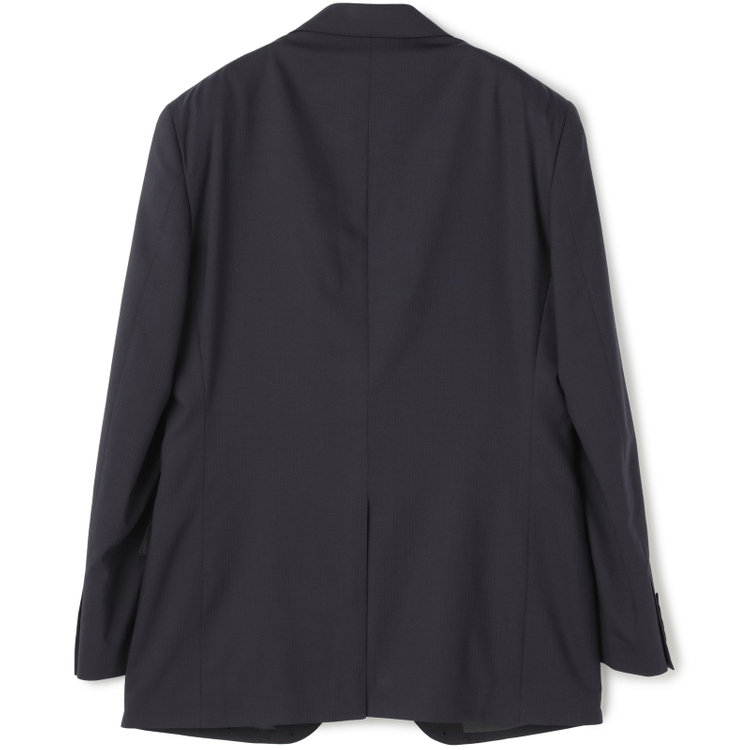 ＪＰセレクトライン 【JOHN PEARSE Black SELECT LINE】【春夏】2釦シングルスーツ/ネイビー×シャドーストライプ/SHOWER CLEAN/※裾上げ必要 紺中間