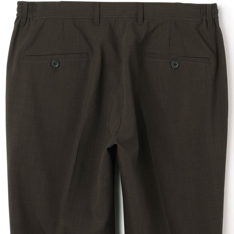 ＵＷＳ ＷＯＲＫ 【ULTRA WORK SUIT】【春夏】セットアップパンツ/カーキ/ドローコード/裾上げ済み仕様 黄淡色