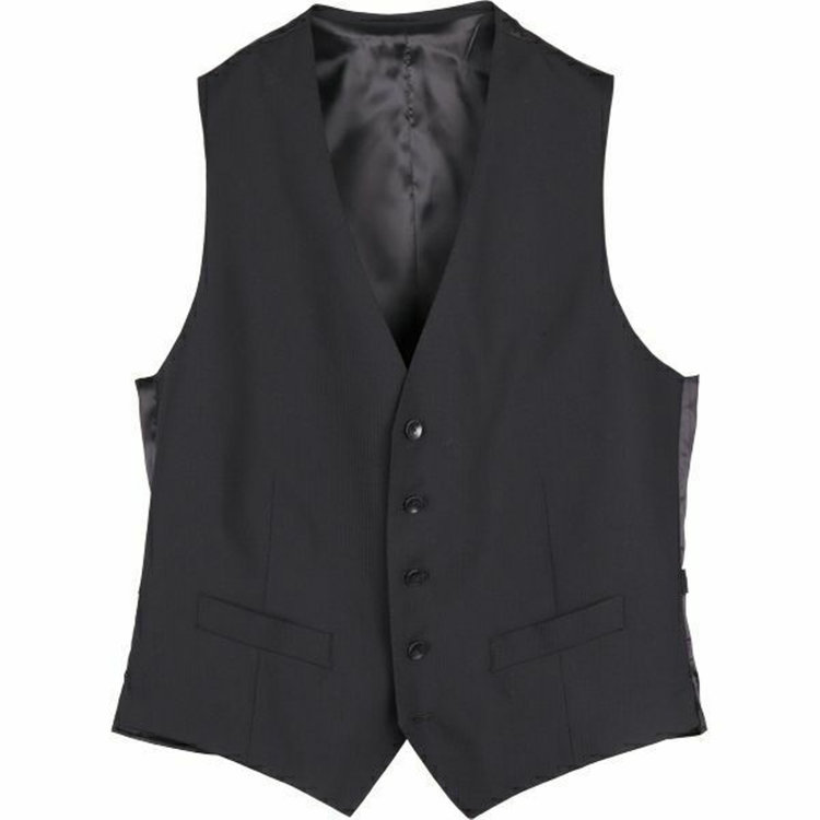 ＪＰ コンフォート 【JOHN PEARSE comfort】【春夏】2釦シングルスリーピーススーツ 1タック/ブラック×シャドーストライプ/ULTRA MOVE/SHOWER CLEAN ブラック系(黒)