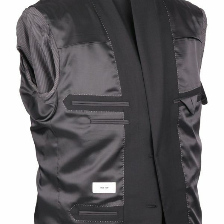 KONAKA　アウトレット 【WEB限定/OUTLET/汚れ・キズ等有】【TRUE TOP】【年間】2釦シングルスーツ 1タック/ブラック×ソリッド ブラック系(黒)