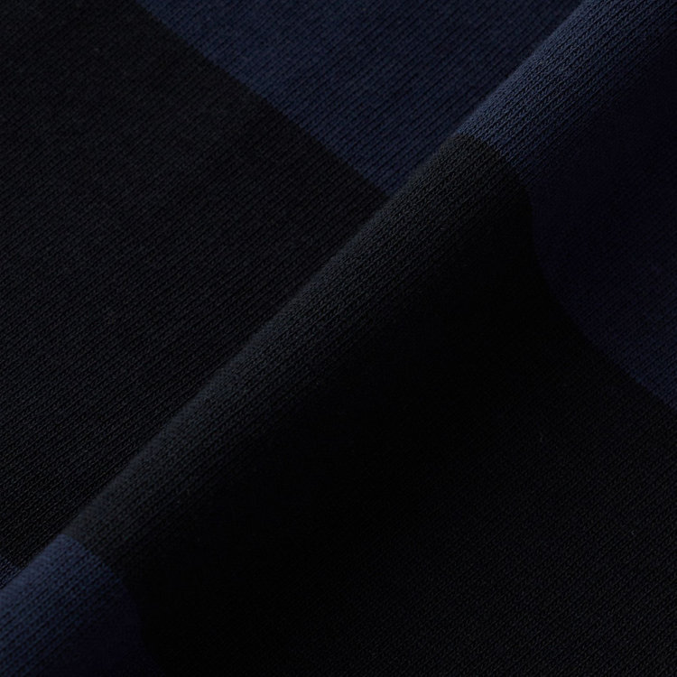 ライル＆スコット 【LYLE&SCOTT】ポロトレーナー/ブラック×ネイビー 青中間