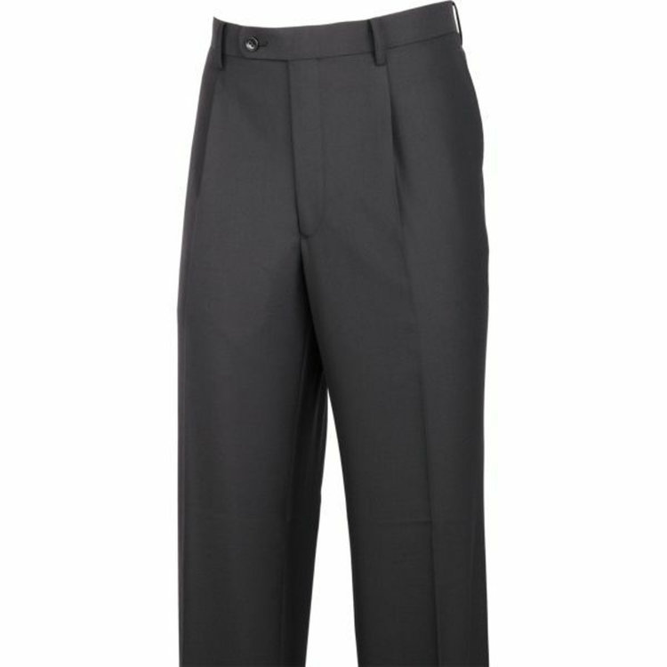 KONAKA　アウトレット 【WEB限定/OUTLET/汚れ・キズ等有】【TRUE TOP】【年間】2釦シングルスーツ 1タック/ブラック×ソリッド ブラック系(黒)