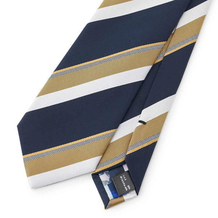 ソノタ（KONAKA用） 【呪術廻戦コラボ】【七海 建人イメージカラー】シルクブレンドストライプネクタイ/ゴールド その他