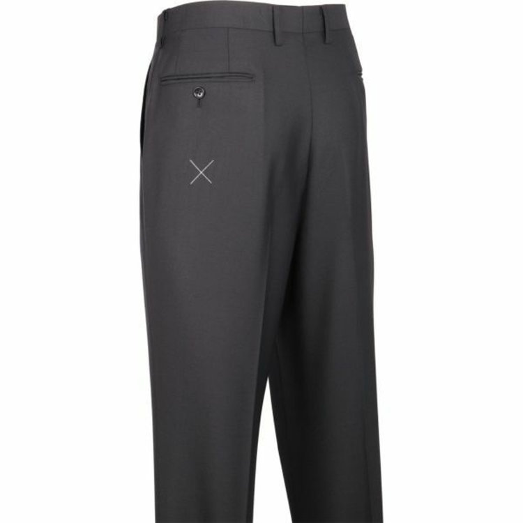 KONAKA　アウトレット 【WEB限定/OUTLET/汚れ・キズ等有】【TRUE TOP】【年間】2釦シングルスーツ 1タック/ブラック×ソリッド ブラック系(黒)