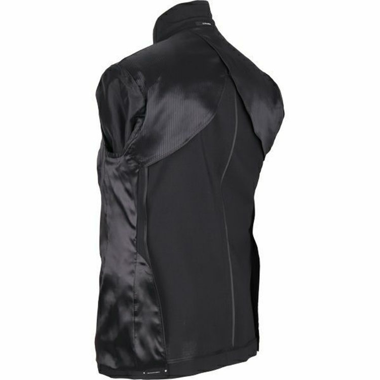 ＪＰ コンフォート 【JOHN PEARSE comfort】【春夏】2釦シングルスリーピーススーツ 1タック/ブラック×シャドーストライプ/ULTRA MOVE/SHOWER CLEAN ブラック系(黒)