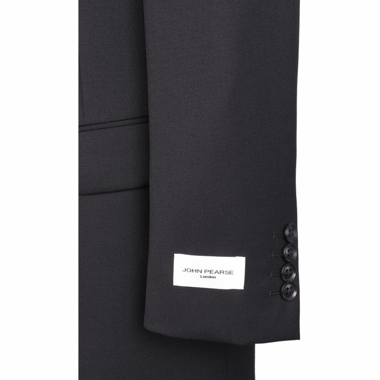KONAKA　アウトレット 【WEB限定/OUTLET/汚れ・キズ等有】【JOHN PEARSE White】【年間】スペアパンツ付き/2釦シングルスーツ 1タック/ネイビー×ソリッド ネイビー系(紺)