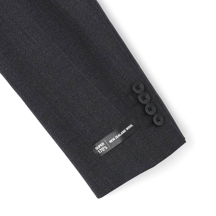 ドナートヴィンチウォモ 【THE 神 SUIT】【Donato Vinci Italy UOMO】【秋冬】2釦シングルスーツ 0タック/グレー/NEW ZEALAND WOOL/REAL COLLECTION/SustainaBee Wool/※裾上げ必要 グレー濃色