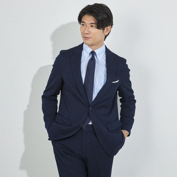 ＵＷＳ ＷＯＲＫ 【ULTRA WORK SUIT】【秋冬】2釦ジャケット/ネイビー 紺濃色