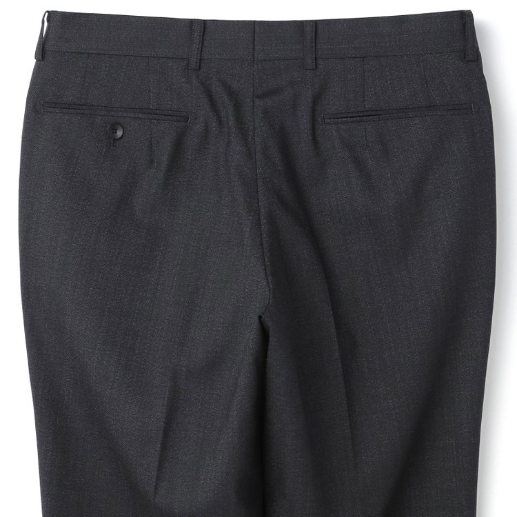 ドナートヴィンチウォモ 【THE 神 SUIT】【Donato Vinci Italy UOMO】【秋冬】2釦シングルスーツ 0タック/グレー/NEW ZEALAND WOOL/REAL COLLECTION/SustainaBee Wool/※裾上げ必要 グレー濃色