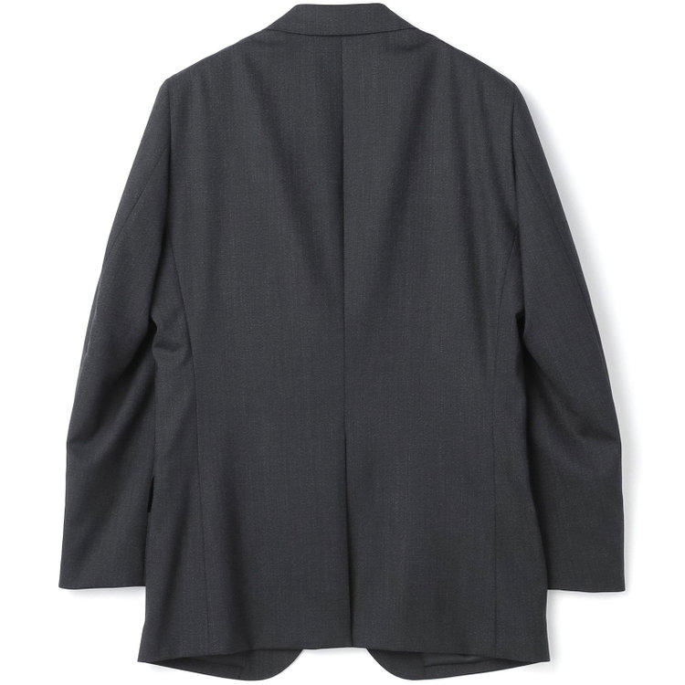 ドナートヴィンチウォモ 【THE 神 SUIT】【Donato Vinci Italy UOMO】【秋冬】2釦シングルスーツ 0タック/グレー/NEW ZEALAND WOOL/REAL COLLECTION/SustainaBee Wool/※裾上げ必要 グレー濃色