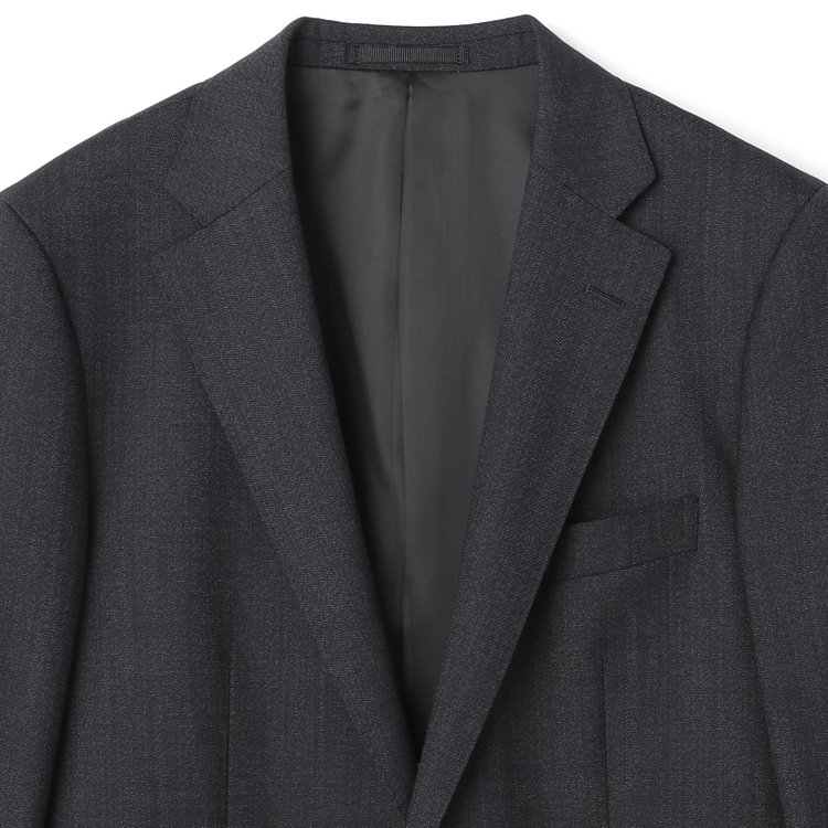 ドナートヴィンチウォモ 【THE 神 SUIT】【Donato Vinci Italy UOMO】【秋冬】2釦シングルスーツ 0タック/グレー/NEW ZEALAND WOOL/REAL COLLECTION/SustainaBee Wool/※裾上げ必要 グレー濃色