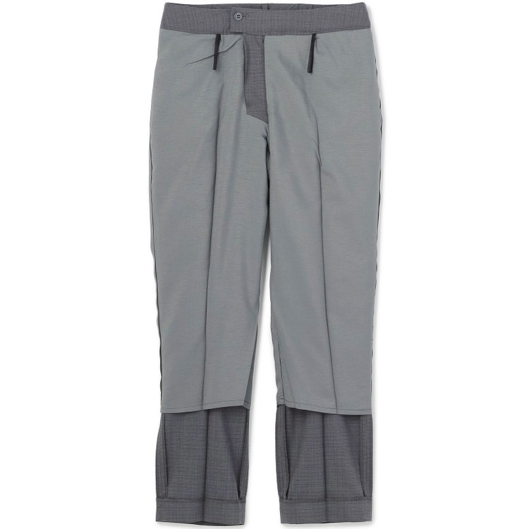 ソノタ（KONAKA用） 【Diana】【春夏】パンツ/グレー/ウォッシャブル＆ストレッチ/Soalon/裾上げ済仕様 グレー中間