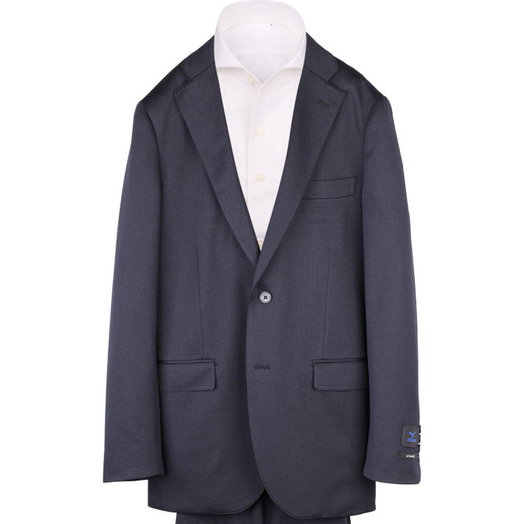 ＪＰ コンフォート 【JOHN PEARSE comfort】【秋冬】2釦シングルスーツ ショートタック/ネイビー×ソリッド/ULTRA MOVE/BREATH THERMO/ウォッシャブル/MIZUNO ネイビー系(紺)