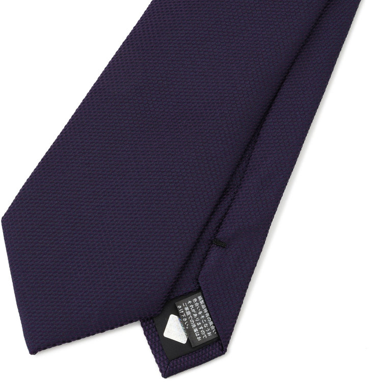 カンサイマンブルー 【イージーパーソナルカラータイ】【KANSAIMAN collection】シルクネクタイ＆ポケットチーフ付き/8.0㎝/冬 パープル その他