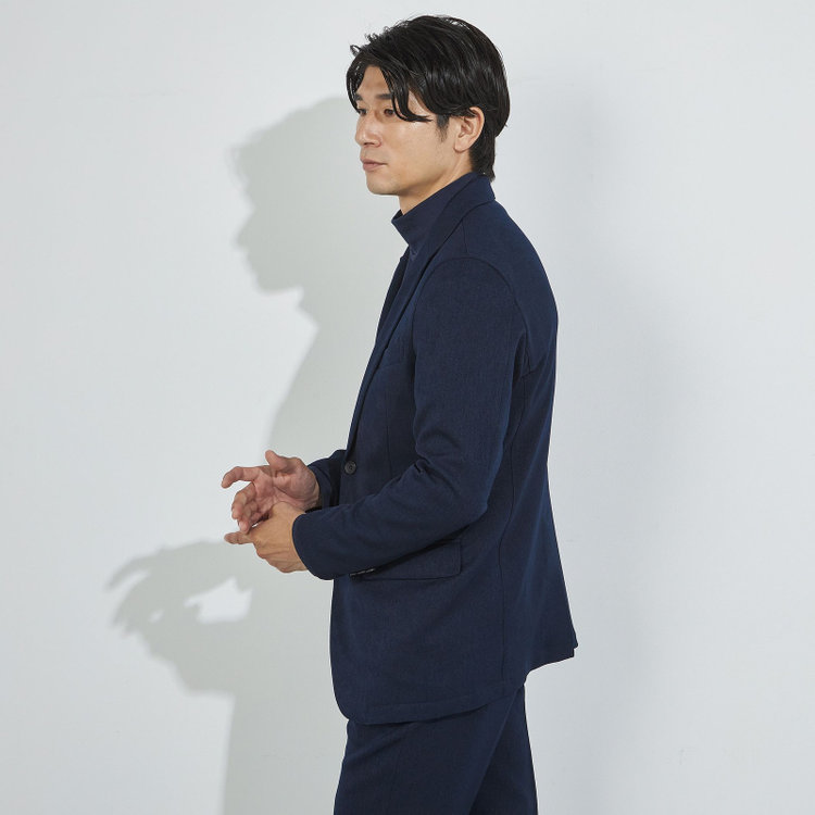 ＵＷＳ ＷＯＲＫ 【ULTRA WORK SUIT】【秋冬】2釦ジャケット/ネイビー 紺濃色