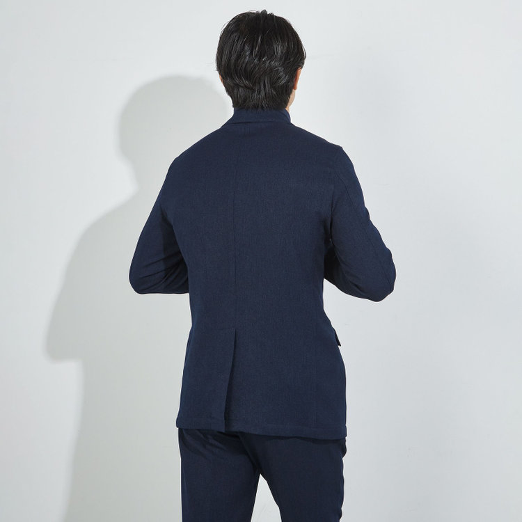 ＵＷＳ ＷＯＲＫ 【ULTRA WORK SUIT】【秋冬】2釦ジャケット/ネイビー 紺濃色