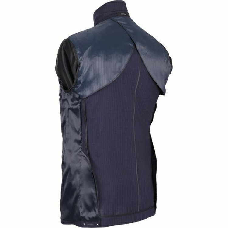 ＪＰ コンフォート 【JOHN PEARSE comfort】【春夏】2釦シングルスリーピーススーツ 1タック/ネイビー×シャドーストライプ/ULTRA MOVE/SHOWER CLEAN ネイビー系(紺)