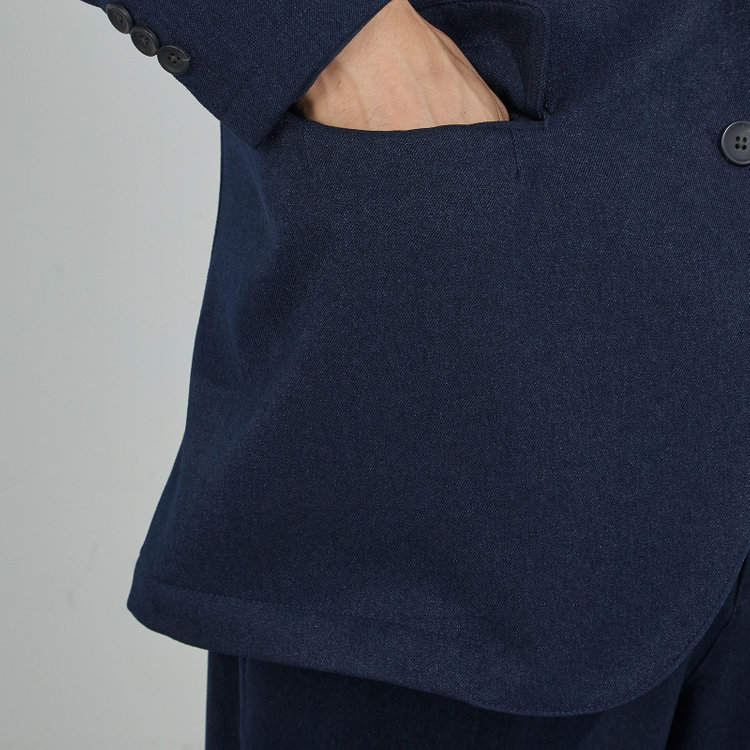 ＵＷＳ ＷＯＲＫ 【ULTRA WORK SUIT】【秋冬】2釦ジャケット/ネイビー 紺濃色