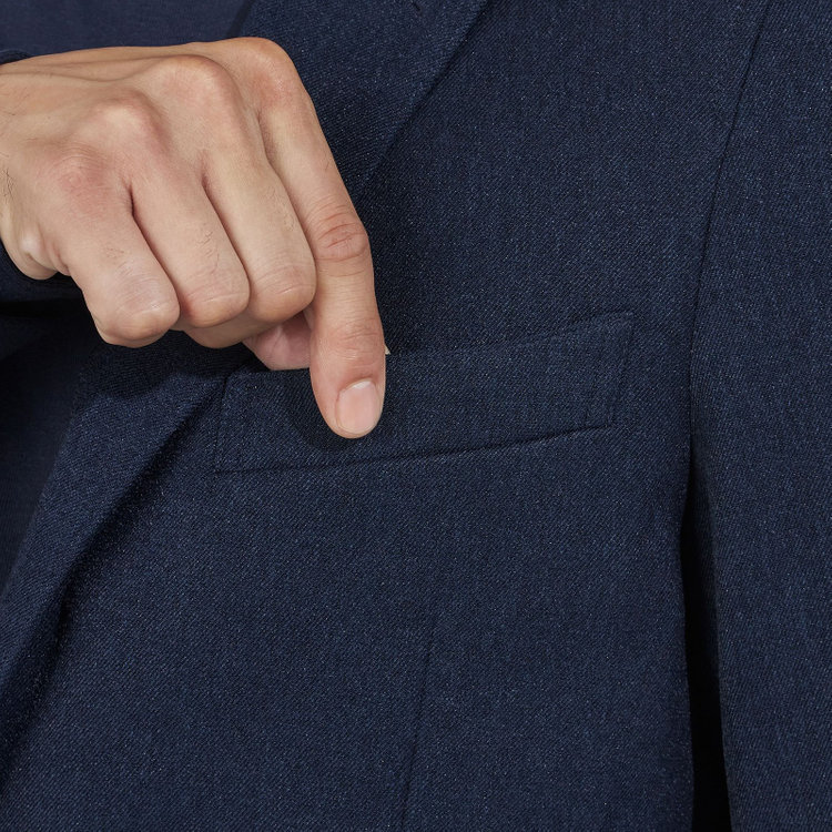 ＵＷＳ ＷＯＲＫ 【ULTRA WORK SUIT】【秋冬】2釦ジャケット/ネイビー 紺濃色