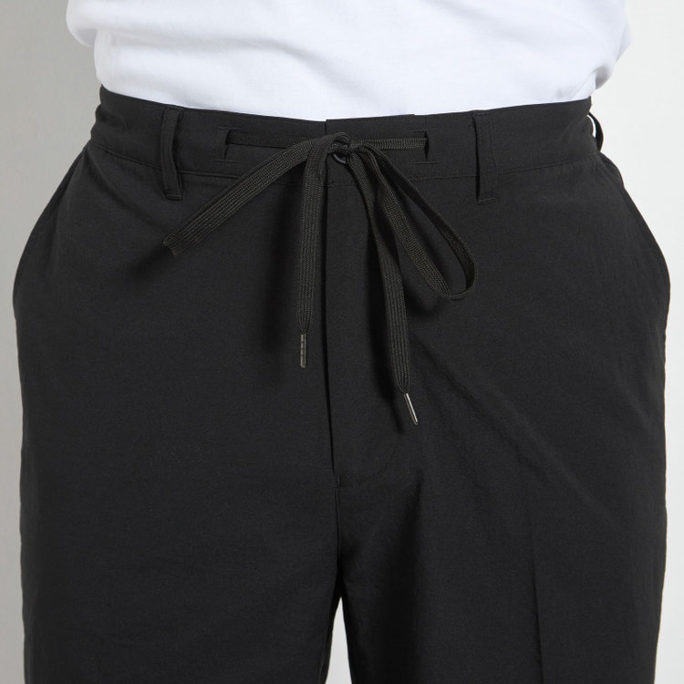 ＵＷＳ ＷＯＲＫ 【ULTRA WORK SUIT】【春夏】セットアップパンツ/ブラック/ドローコード/裾上げ済み仕様 黒