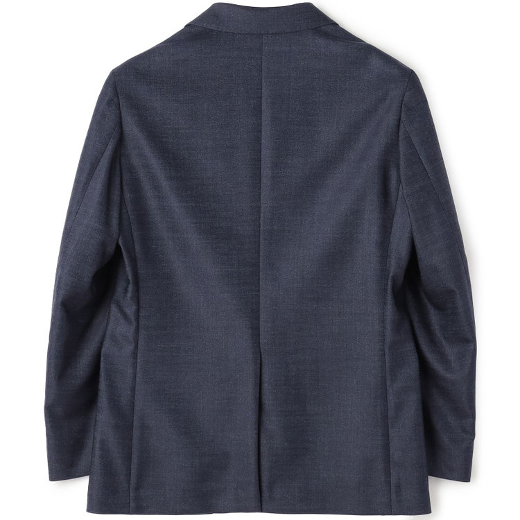 スタンリーブラッカ 【stanley blacker new york】【秋冬】2釦シングルデニムルックセットアップジャケット/ネイビー 紺濃色