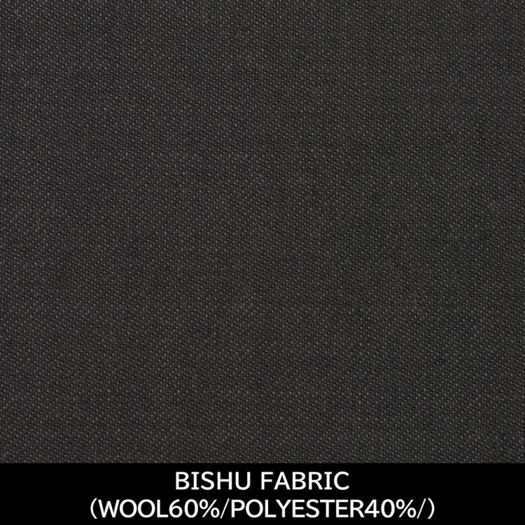 ＪＰセレクトライン 【パターンオーダー】【JOHN PEARSE SELECTLINE 2釦】【秋冬】スーツ/BISHU FABRIC/グレー(WOOL60% POLYESTER40%) グレー系(灰)