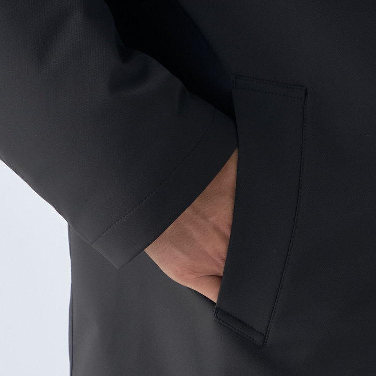 ソノタ（KONAKA用） 【レギュラーフィット】【撥水加工】【秋冬】スタンドカラーコート/ブラック 黒