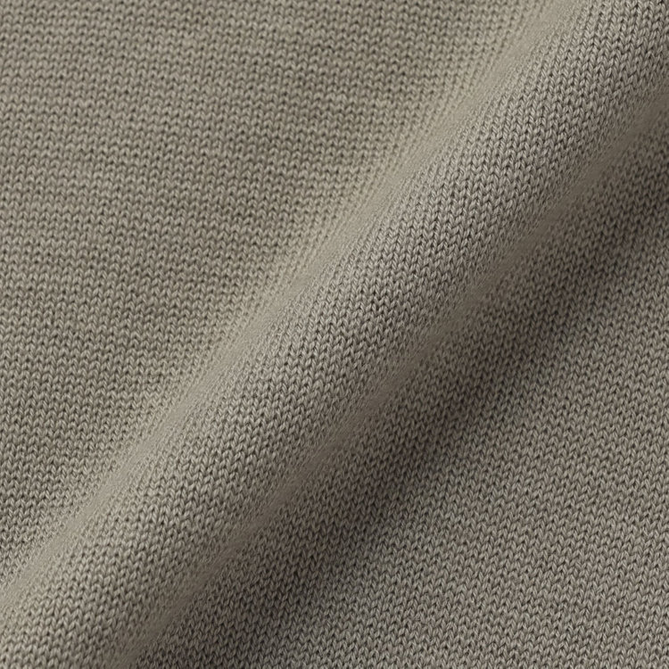スタンリーブラッカ 【stanley blacker new york】【長袖】モックネックニット/グレージュ グレー淡色