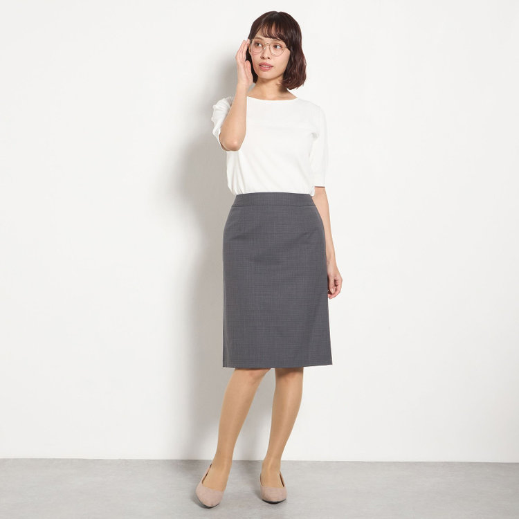 ソノタ（KONAKA用） 【Diana】【春夏】スカート/グレー/ウォッシャブル＆ストレッチ/Soalon グレー中間