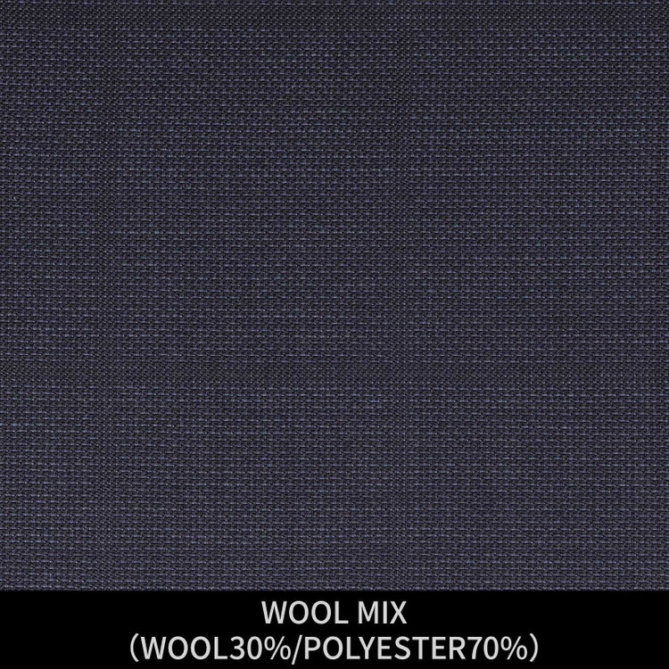 ジョンピアース 【パターンオーダー】【JOHN PEARSE WHITE 4釦1掛ダブル】【秋冬】スーツ/WOOL MIX/ネイビー×ウィンドペン(WOOL30%/POLYESTER70%) ネイビー系(紺)