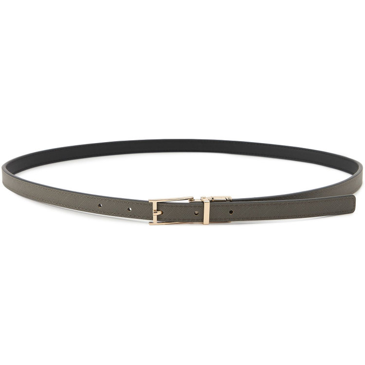 ＥＮＧＬＩＳＨ ＧＩＲＬ 【english girl】リバーシブルベルト/ブラック＆グレー85㎝まで対応 グレー中間