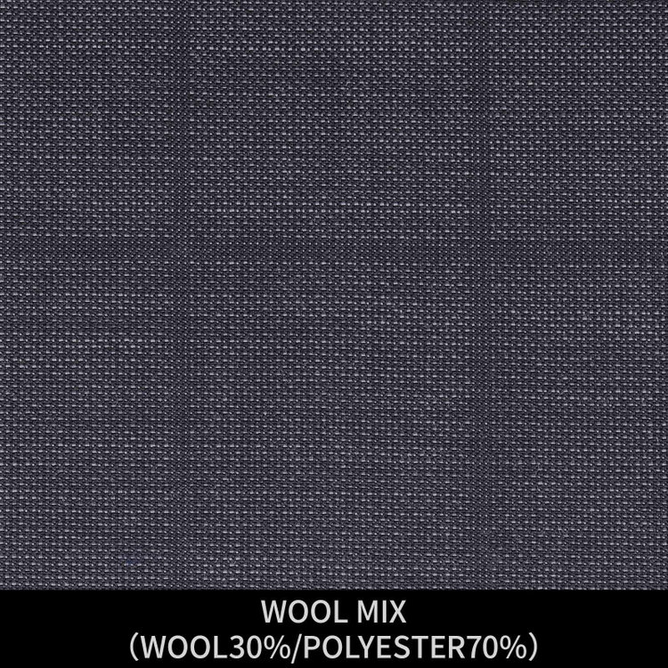 ジョンピアース 【パターンオーダー】【JOHN PEARSE WHITE 4釦1掛ダブル】【秋冬】スーツ/WOOL MIX/グレー×ウィンドペン(WOOL30%/POLYESTER70%) グレー系(灰)