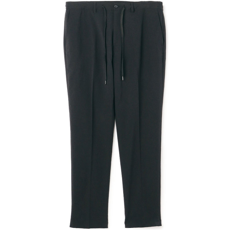 ＵＷＳ ＷＯＲＫ 【ULTRA WORK SUIT】【春夏】セットアップパンツ/ブラック/ドローコード/裾上げ済み仕様 黒