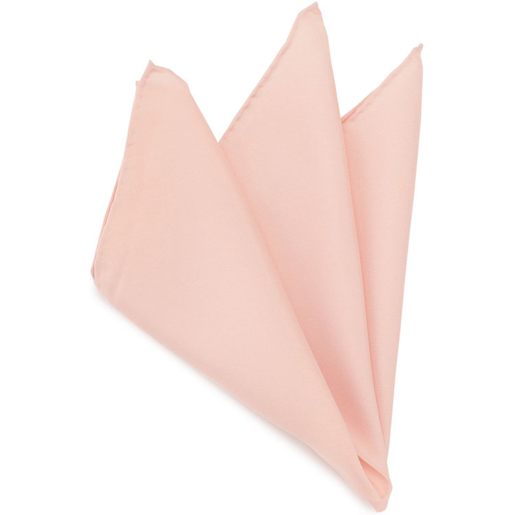 ソノタ（KONAKA用） シルクポケットチーフ/ピンク/ハンドメイド 赤淡色