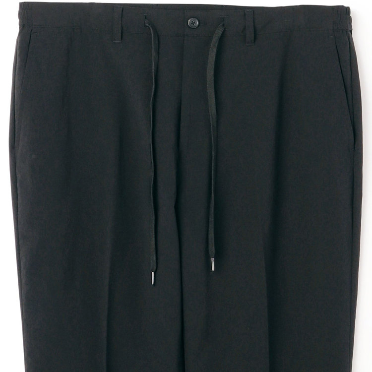 ＵＷＳ ＷＯＲＫ 【ULTRA WORK SUIT】【春夏】セットアップパンツ/ブラック/ドローコード/裾上げ済み仕様 黒