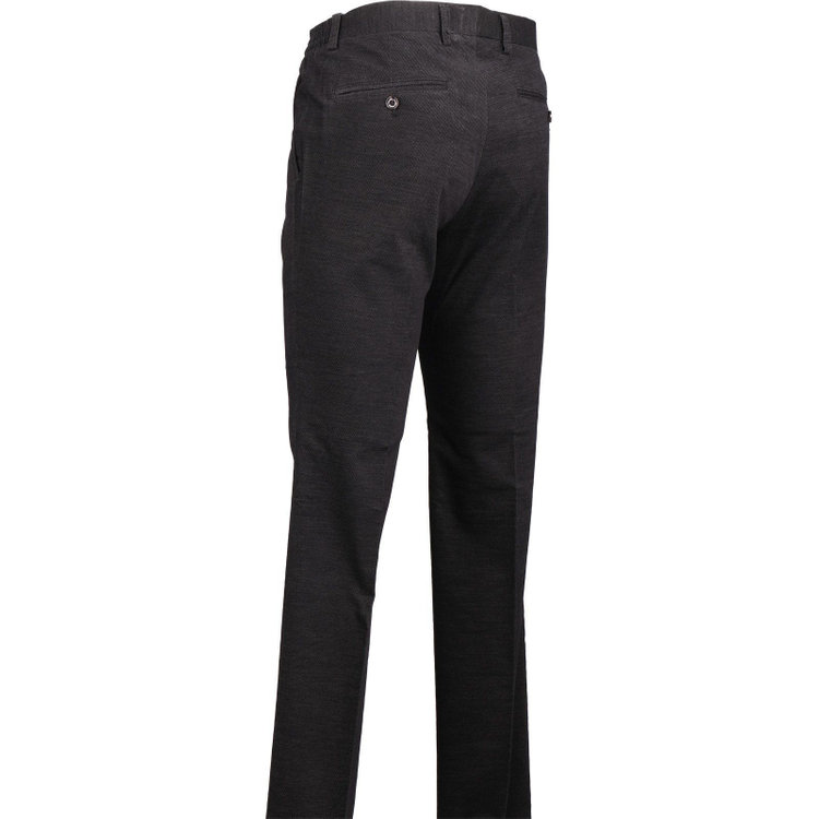 スタンリーブラッカ 【stanley blacker new york】【秋冬】1タックスラックス/ブラック×コーデュロイ/シャーリング仕様/ストレッチ/※裾直し必要 ブラック系(黒)