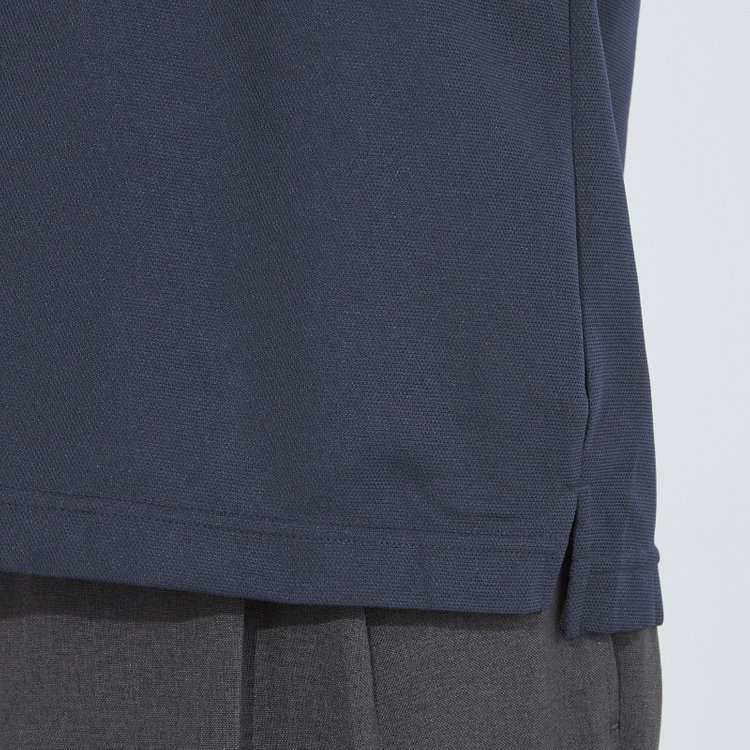 ＪＰコンフォート ネイビー 【発送在庫あり】【WEB限定】【半袖】【JOHN PEARSE comfort navy】ボタンダウンビズポロシャツ プルオーバータイプ/ネイビー/ULTRA MOVE「ニット素材」「ノーアイロン」「ストレッチ」「高通気性」 青濃色