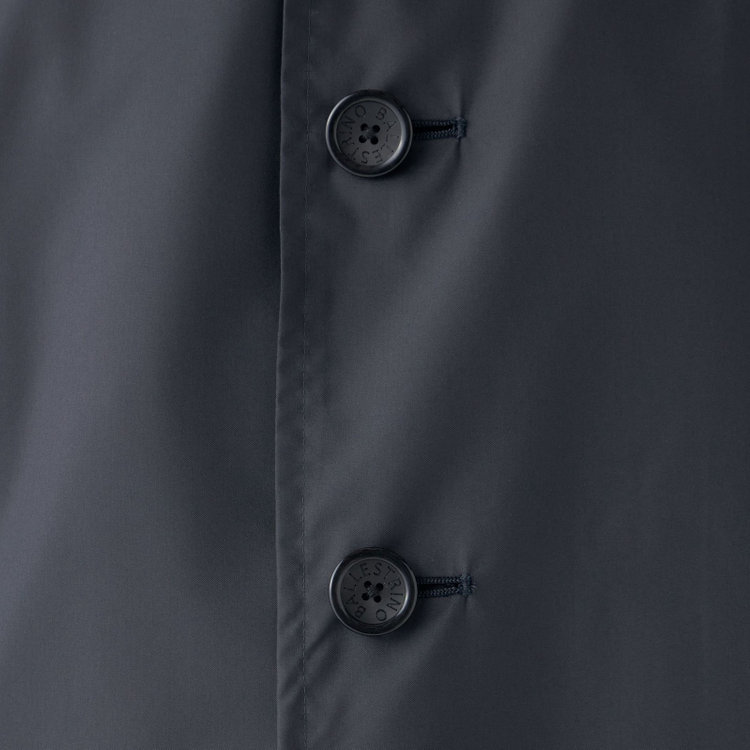 ソノタ（KONAKA用） 【BALLESTRINO】【春】スプリングコート/ブラック/アクアベルUT「防花粉」「透湿」「防風」「撥水」 紺中間