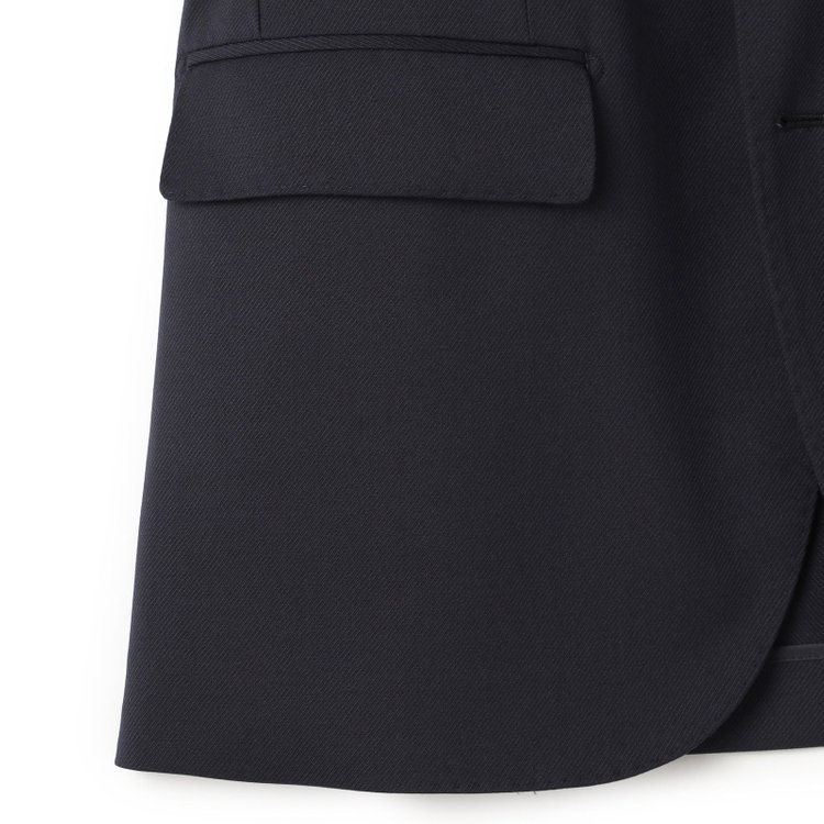 ＪＰ コンフォート 【ULTRA MOVE CROSS】【JOHN PEARSE comfort】【年間】2釦シングルジャケット/ネイビー×カルゼ 紺濃色