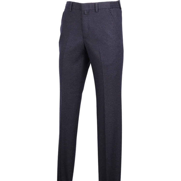 スタンリーブラッカ 【stanley blacker】【秋冬】0タックスラックス/ネイビー×ツイード/シャーリング仕様/ストレッチ ネイビー系(紺)