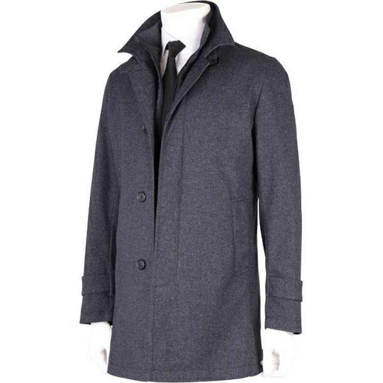 WEB限定/OUTLET/汚れ・キズ等有】【comin's】【スタンドカラー】コート